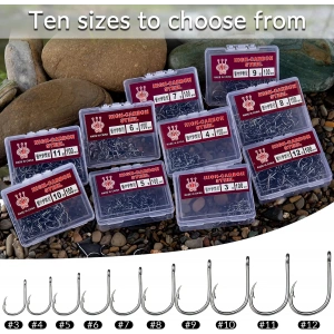Olta Kancası Karbon Çelik Keskin Kanca 13 NO DELİKLİ 70 PCS