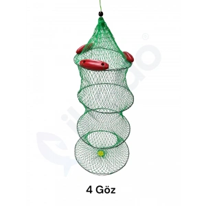 ŞAMANDIRALI İP LİVAR BOY : 75CM - ÇAP : 45CM - GÖZ SAYISI :4