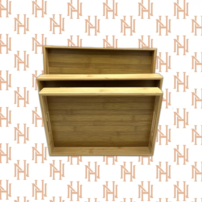 1434 3LÜ BAMBU TEPSİ*12