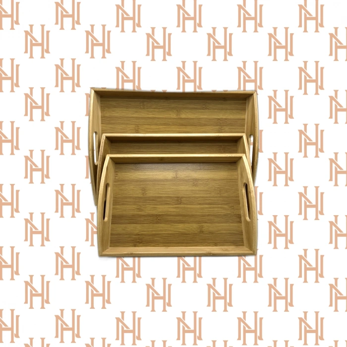 1643*1644*1400 3LÜ BAMBU TEPSİ*12