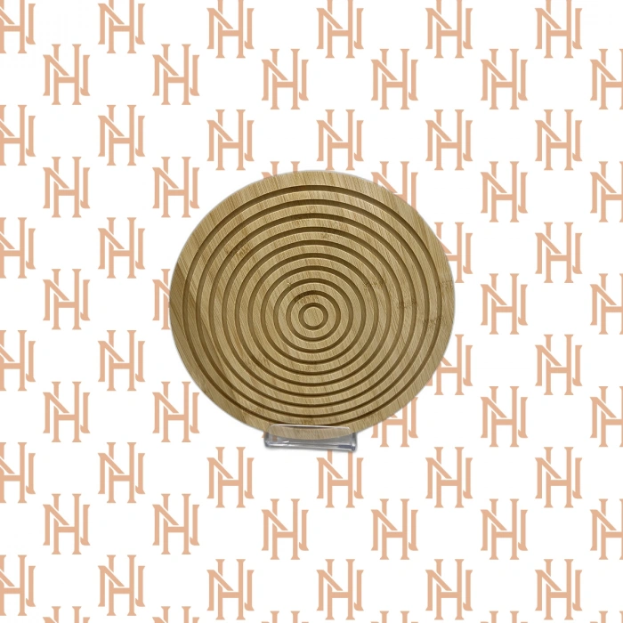 212-ÇİZGİLİ AHŞAP SUNUM TEPSİ*24