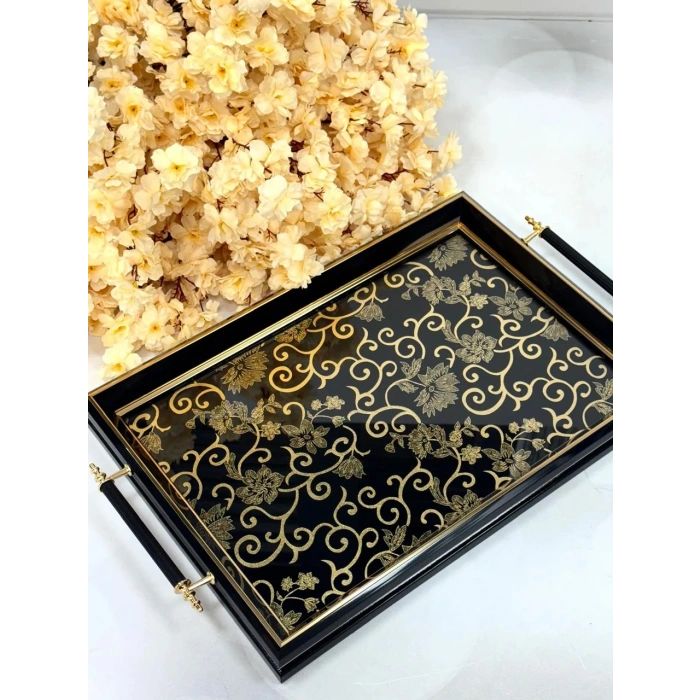 600 SARMAŞIK DESEN TEPSİ KÇK*12