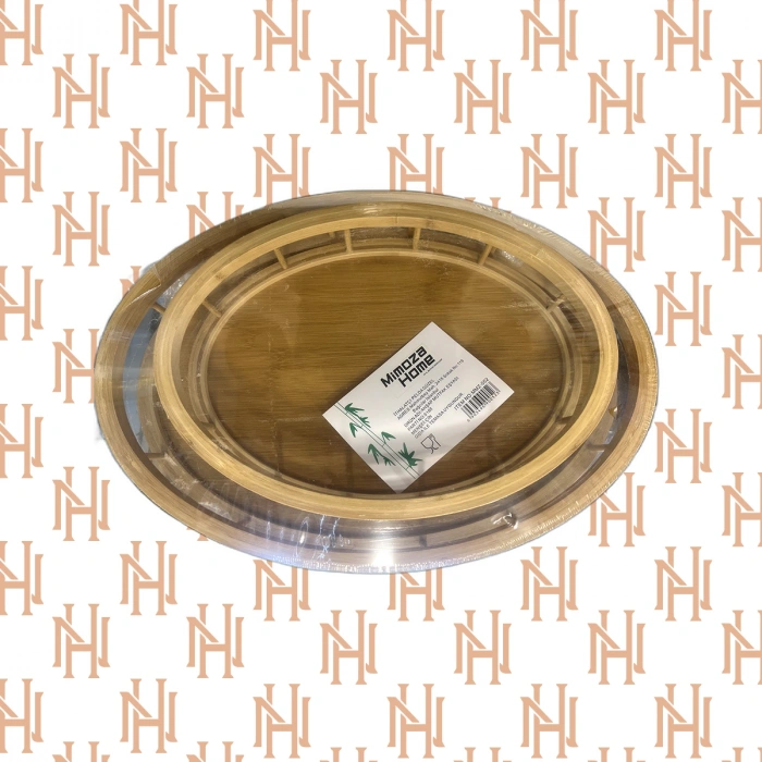 052-BAMB.OVAL 2Lİ TEPSİ*12