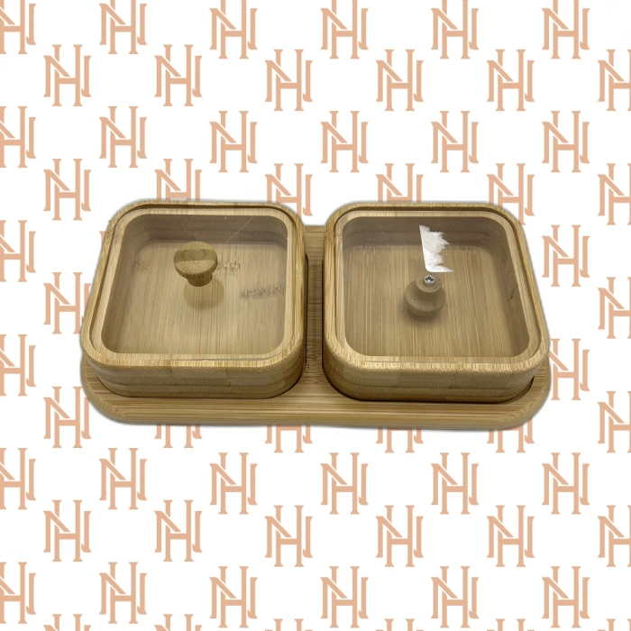 PBT-687 2 Lİ KAPAKLI KARE ÇEREZLİK*36