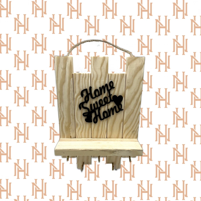 ŞAŞIRTMALI AHŞAP ANAHTARLIK*30