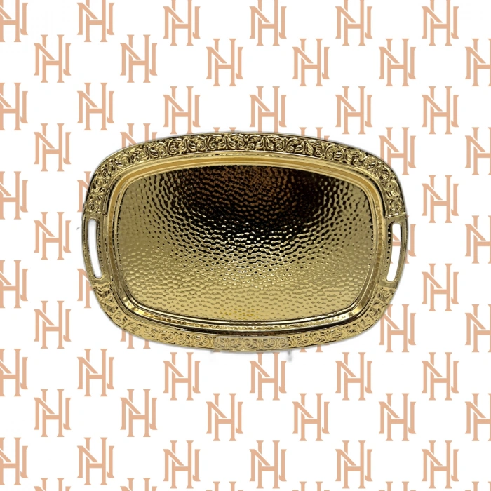 TR-6069 AROW KÜÇÜK BOY TEPSİ GOLD*25