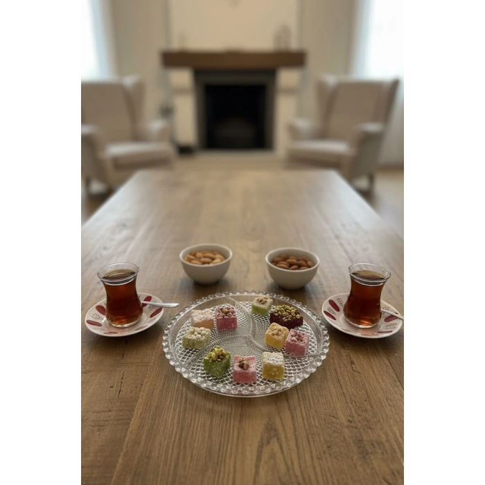 13044- RENOVA BÖLMELİ TABAK SUNUMLUK*12