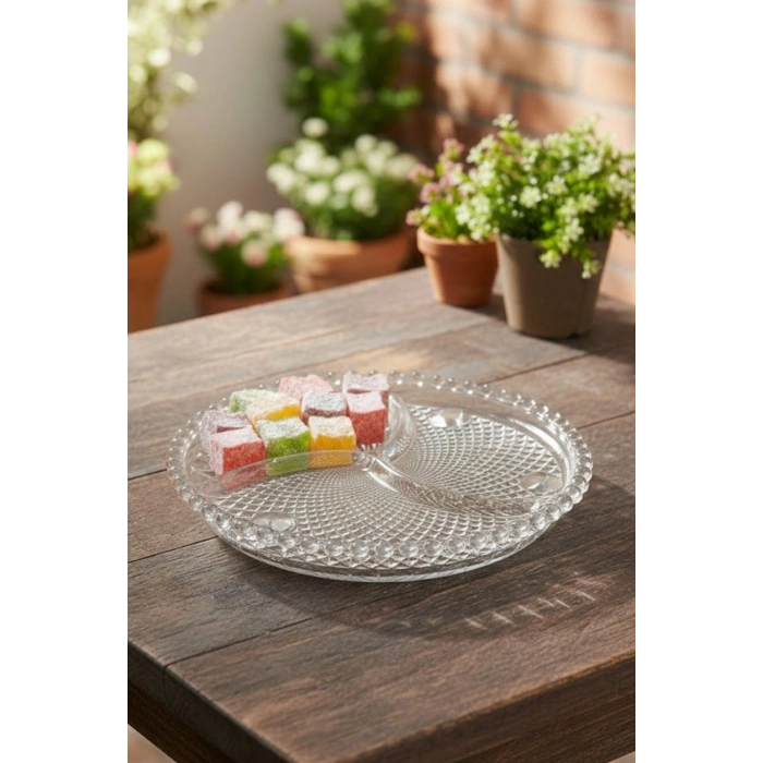 13044- RENOVA BÖLMELİ TABAK SUNUMLUK*12