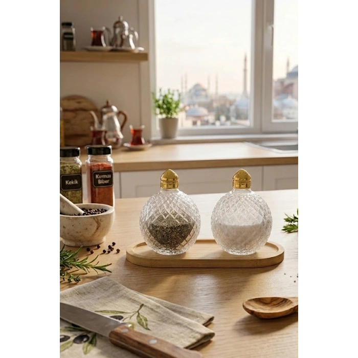 YKT-107 STANDLI TOMBUL 2Lİ TUZLUK*48