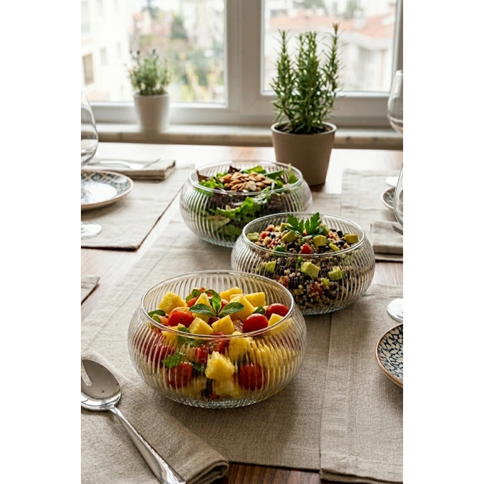 058-3LÜ ROUND FRUİT PLATE 14CM*6