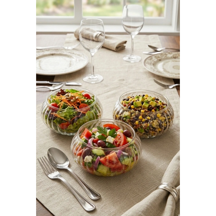 034-3LÜ SALAD BOWL 14  CM*6