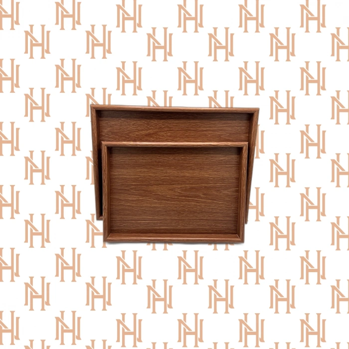 700829-BAMBU 2Lİ TEPSİ*12