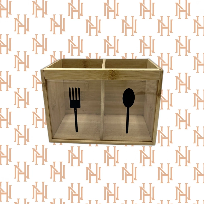 8471 BAMBU 2 Lİ KAŞIKLIK*36