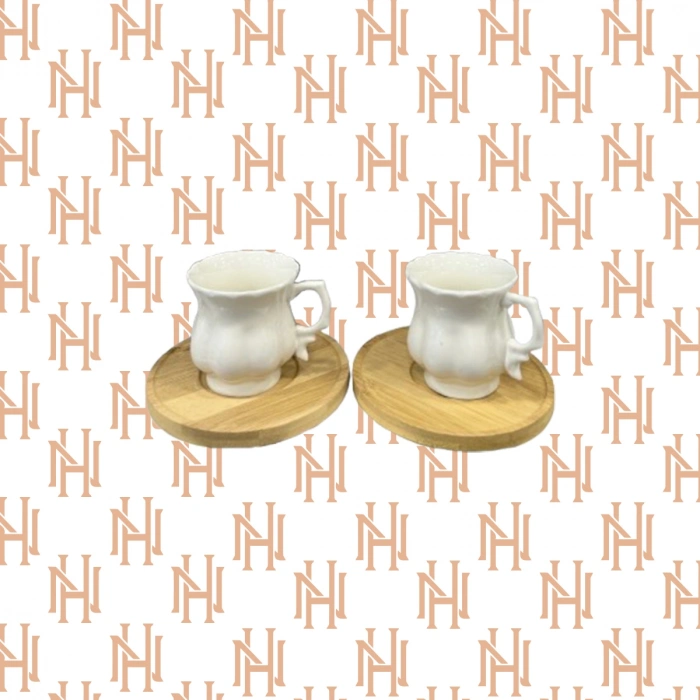 MLD-BAMBU TABAKLI FİNCAN TAKIMI*12