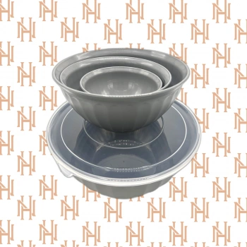 4 BOY KAPAKLI KARIŞTIRMA KASESİ*8