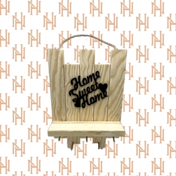 ŞAŞIRTMALI AHŞAP ANAHTARLIK*30