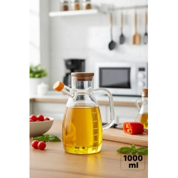 1000ML BAMBU KAPAK YAĞDANLIK*24