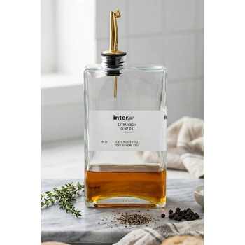 8209-500ML KARE CAM YAĞLIK*24