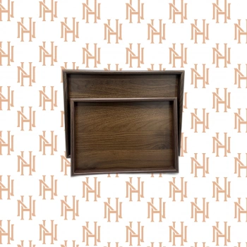 700829-BAMBU 2Lİ TEPSİ*12