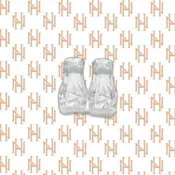 AROW 2 Lİ KRİSTAL CAM TUZLUK *48