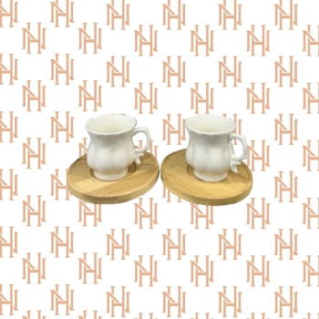 MLD-BAMBU TABAKLI FİNCAN TAKIMI*12