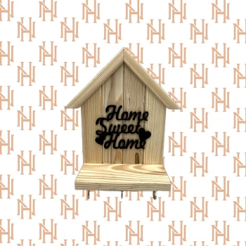 NUHA AHŞAP ÇATILI ANAHTARLIK*30