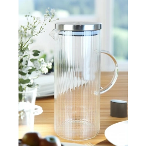 ÇİZGİLİ METAL KAPAK SÜRAHİ*12