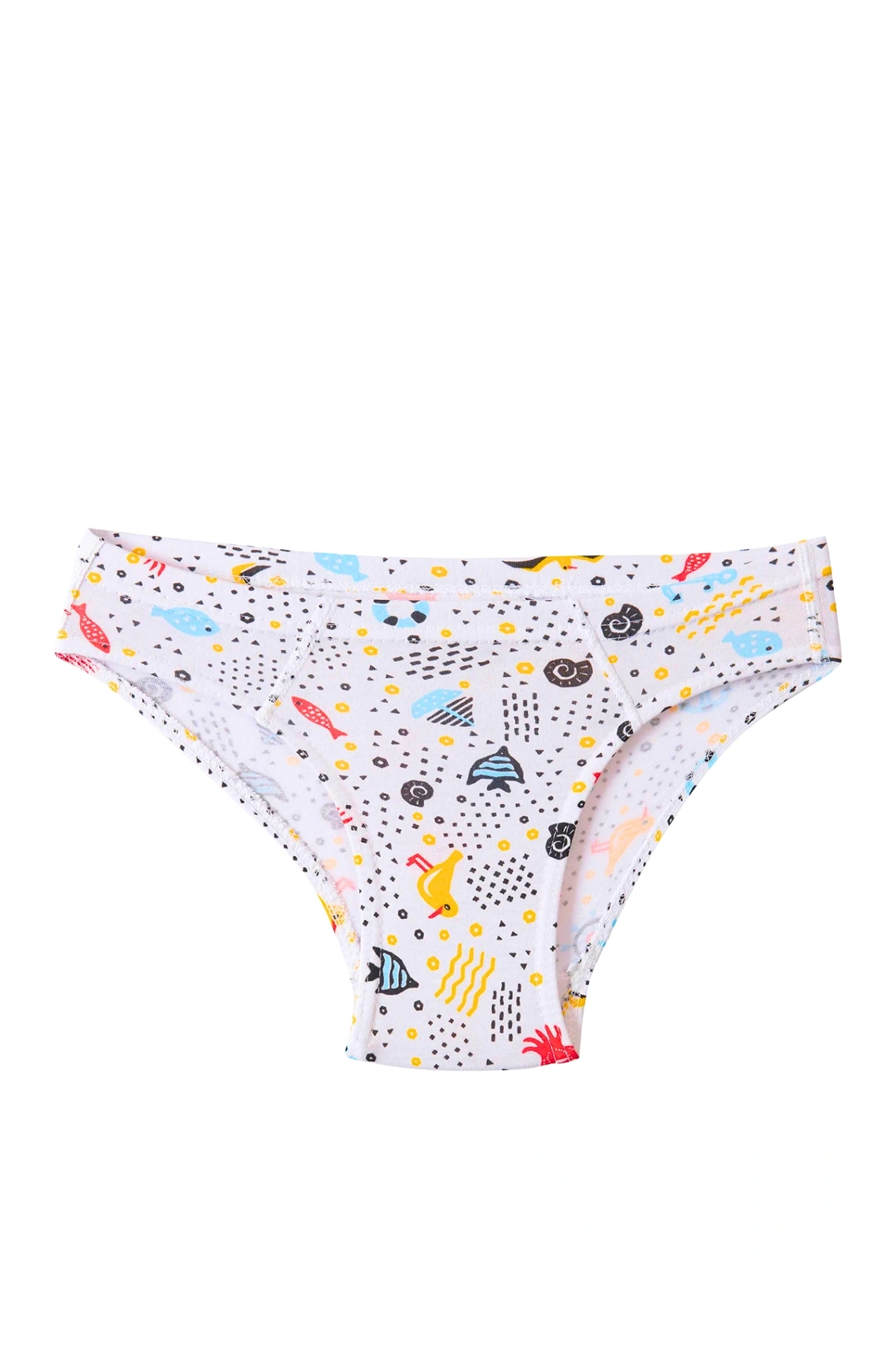 TEC0255 Tutku Çocuk Erkek Elastan Emprime Slip Külot