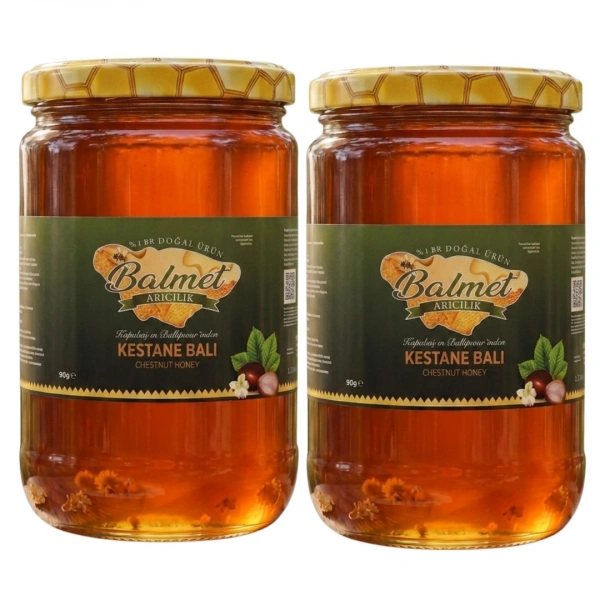 Kestane Balı 850 gr x 2 Adet Erdek Kapıdağ Ballıpınar Köyüden