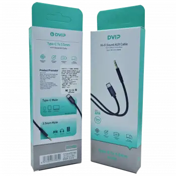 1 Metre Aux Çevirici TYPE-C Dönüştürücü Dvip ZJ14