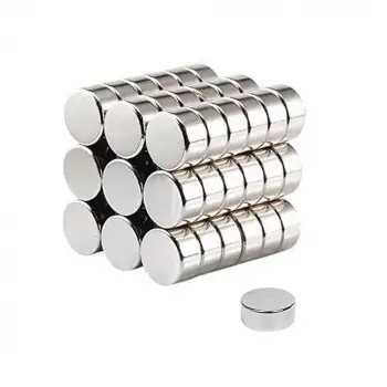 100 Adet 8x3mm Yuvarlak Neodyum Mıknatıs Güçlü Nikel Kaplamalı Kaliteli Dayanıklı Magnet