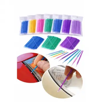 100’lü Mini Tek Kullanımlık Araba Rötuş Fırçası