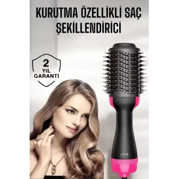 1200 Watt Gücünde, Negatif İyon Teknolojili, 3 Isı Kademeli Fön Tarağı