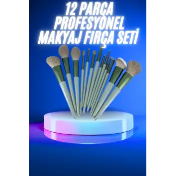 13 Parça Makyaj Fırça Seti Far Kontür Aydnlatıcı Fırçası İz Bırakmaz Hafif ve Yumuşak