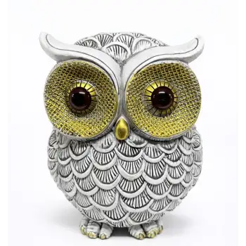 19x16 cm Polyester Baykuş Figürü