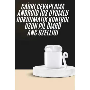 2. Nesil Bluetooth Android ve İOS Uyumlu Kablosuz Kulaklık Çağrı Cevaplama