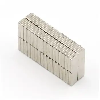 20 Adet 15x10x1.5 mm Köşeli Neodyum Mıknatıs N35 Magnet Dayanıklı Nikel Kaplama