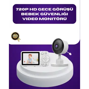 2.8 İnç Ekranlı Bebek Kamerası Gece Görüşlü ve Sesli İletişim