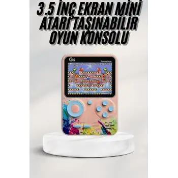 3 İnç Ekran 500 Oyunlu Game Box Mini Taşınabilir Oyun Konsolu
