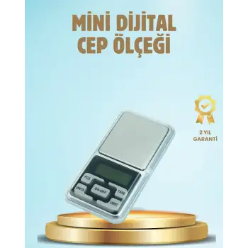 300 Gr Hassas Cep Terazisi Mavi Işıklı LCD Ekranlı