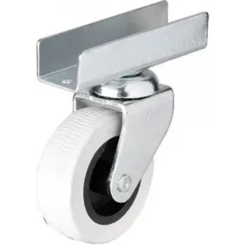 323 - 50x20 Mm Gri Uzun U Tablalı Teker 4 Adet