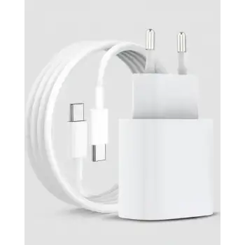 35W Güçlü USB-C Şarj Aleti Type-C Kablo Dahil