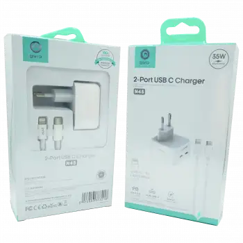 35W PD Çift Girişli Şarj Seti Type-C To Lighning DVIP N45