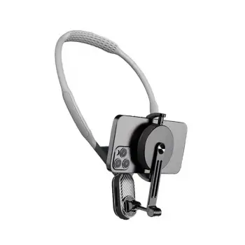 360 Derece Ayarlanabilir Boyun Askılı Manyetik Telefon Tutucu