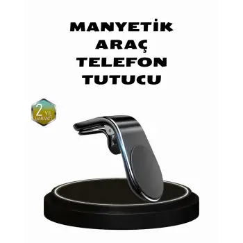 360° Dönebilen Manyetik Araç Telefon Tutucu Sarsıntısız ve Şık Tasarımlı
