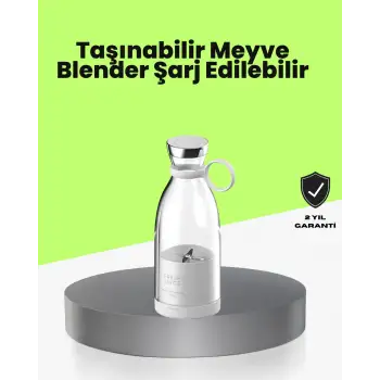 4 Bıçaklı Gıda Sınıfı Paslanmaz Çelik Taşınabilir Blender