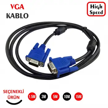 5 Metre VGA Görüntü Kablosu PW- 5025