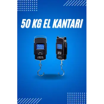 50 Kg Dijital El Terazisi Cep Tartısı El Kantarı Terazi