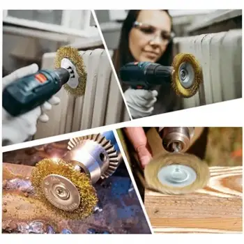 6lı Pimli Tel Fırça Seti - Pas Yağ Kir Boya Yapışkan Çözücü