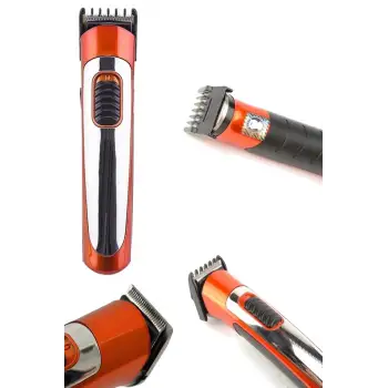 607 Profesyonel Traş Makinesi Şarjlı Sakal Ense Tıraş Makinası